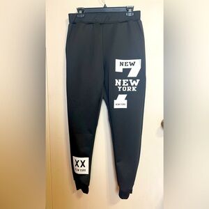 Men's Letter Print Sweatpants Fashion Jogging Pants . New without tag